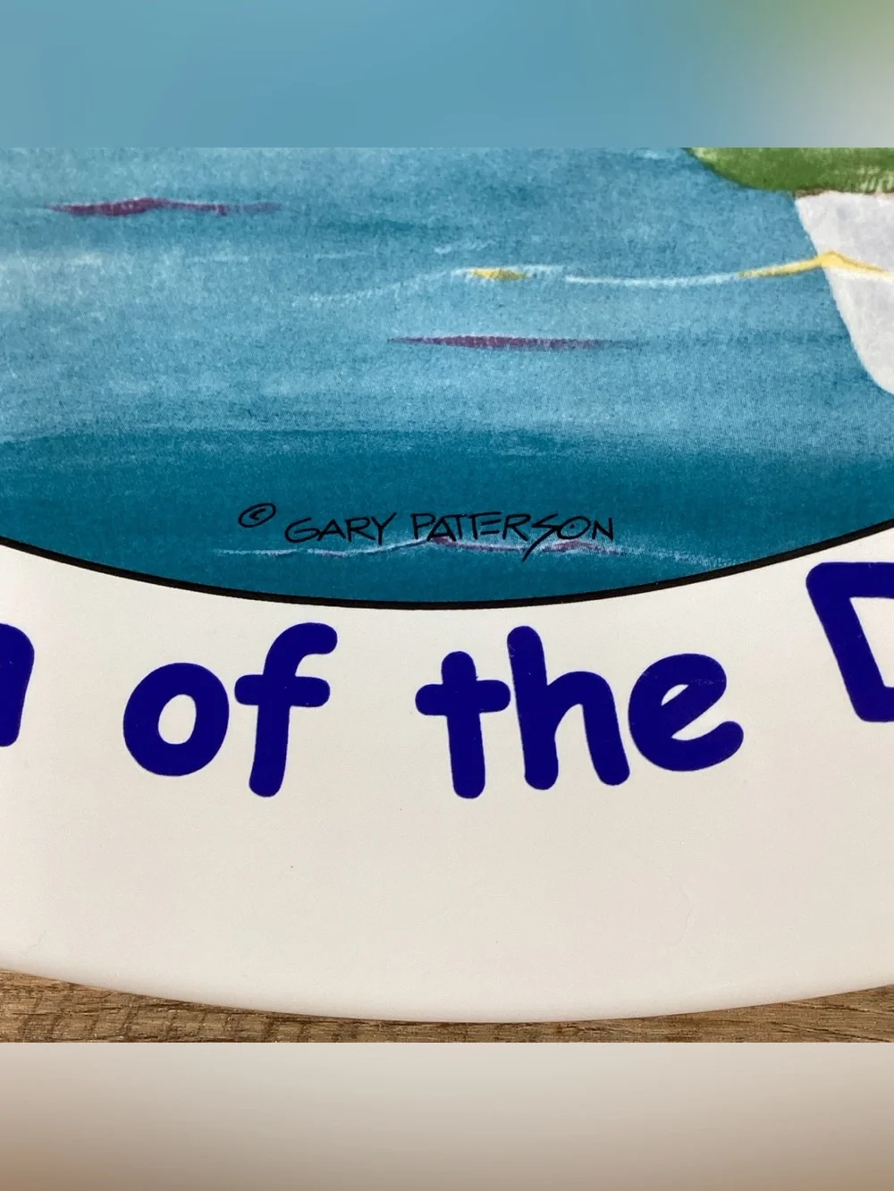 Large Gary Patterson “Catch of the Day” 13.25 inch Ceramic Platter